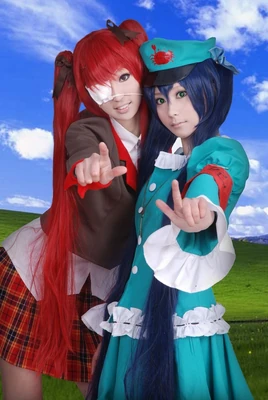 绿坝娘和广电娘cosplay-10