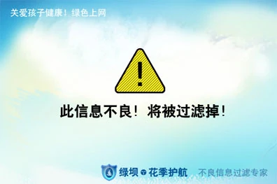 Green Dam displays this message when it detects banned phrases.