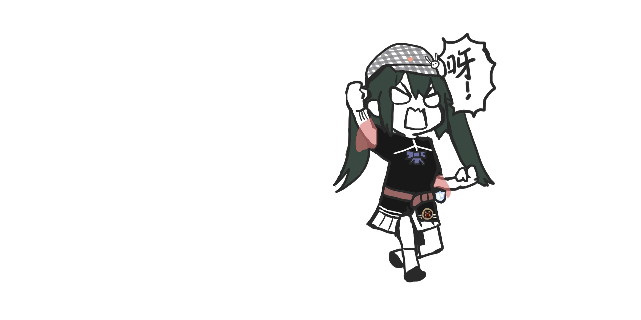 Garyi画风绿坝娘-呀！上勾拳.png